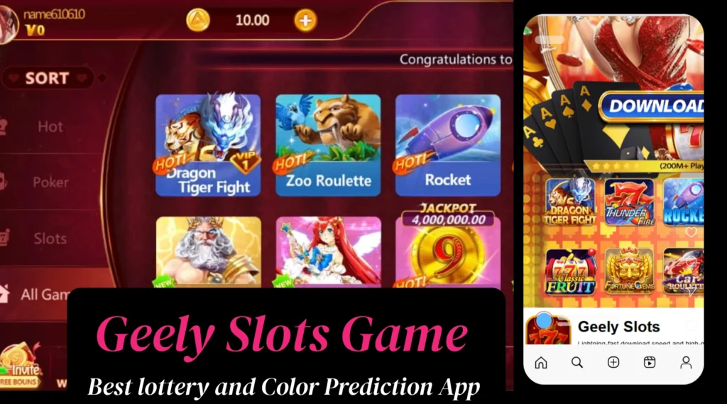 Geely Slots game interface screenshot